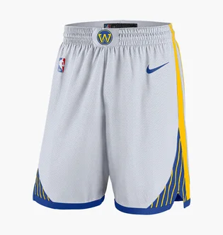 Шорты мужские Nike Nba Swingman Golden State Warriors Grey AV4971-100