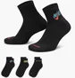 Носки унисекс Nike Everyday Plus Cushioned Black (3 пары) DH3827-910