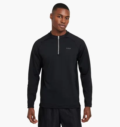 Лонгслив мужской Nike Lebron Dna Dri-Fit 1/4-Zip Black FZ1030-010