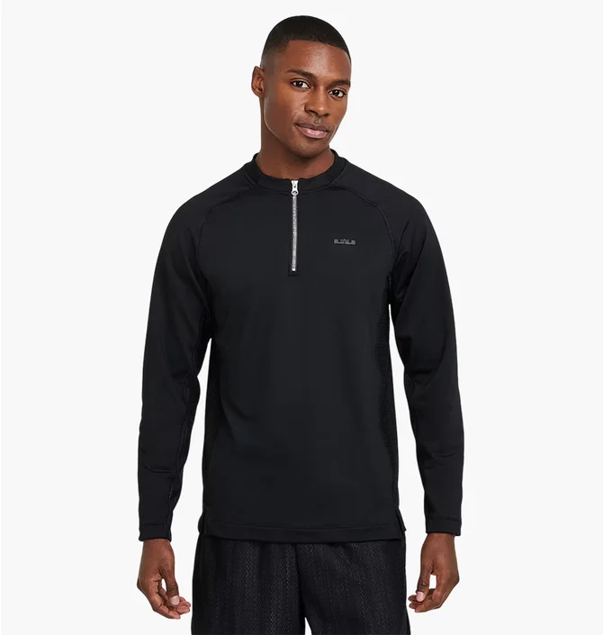 Лонгслив мужской Nike Lebron Dna Dri-Fit 1/4-Zip Black FZ1030-010