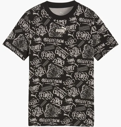 Футболка дитяча Puma Mid90S All-Over Print Black 691749-01