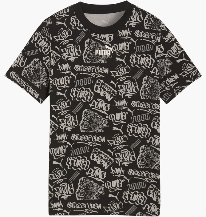 Футболка дитяча Puma Mid90S All-Over Print Black 691749-01