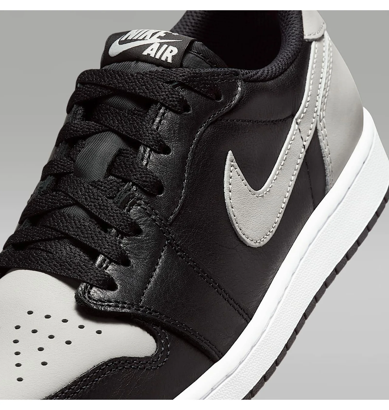 ᐉ Кросівки чоловічі Air Jordan 1 Retro Low Og 2024 Black/Grey