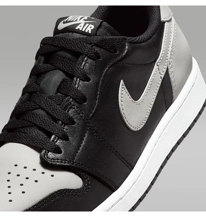 Кросівки чоловічі Air Jordan 1 Retro Low Og 2024 Black/Grey CZ0790-003