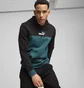 Худи мужское Puma Ess Block X Tape Hoodie Fl Black/Blue 673342-22