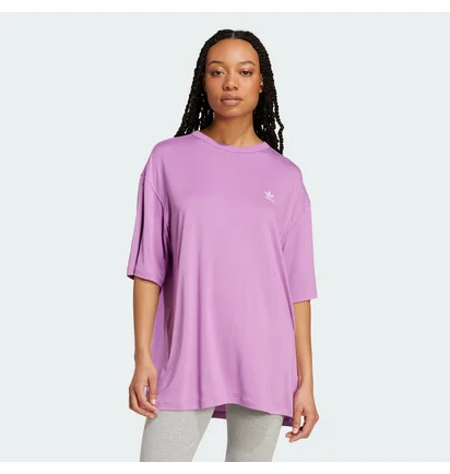 Футболка женская Adidas Trefoil Violet IY4652