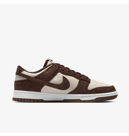 Кроссовки женские Nike Dunk Low Orewood Mini Swoosh Brown/White IO4244-102