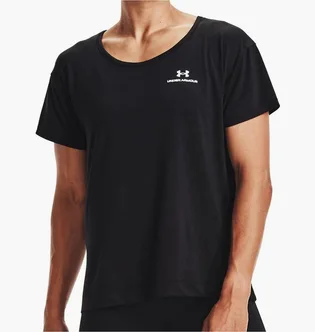 Футболка жіноча Under Armour Rush Energy Core Short Sleeve Training Top Black 1365683-001