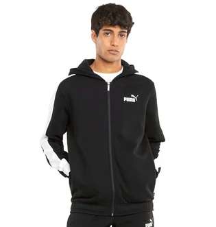 Толстовка чоловіча Puma Hooded Sweat Suit Black 84584701