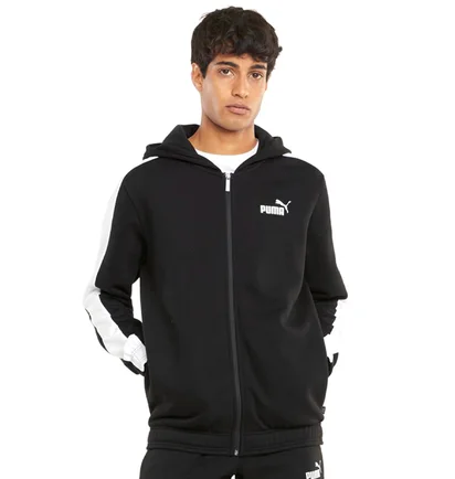 Толстовка мужская Puma Hooded Sweat Suit Black 84584701