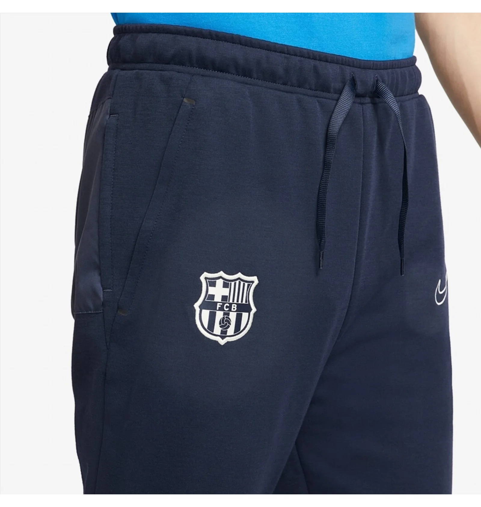ᐉ Штаны мужские Nike Fc Barcelona 21/22 Travel Pant Blue CW0491