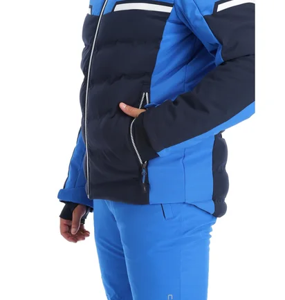 Куртка мужская CMP Jacket Zip Hood Blue 33W0887-N950
