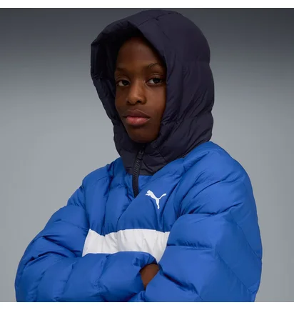 Куртка дитяча Puma Synthetic Hooded Puffer Blue/White 688404-13