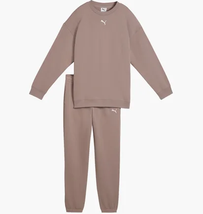 Спортивний костюм дитячий Puma Loungewear Oversized Beige 693395-88