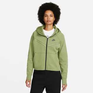 Толстовка жіноча Nike Sportswear Tech Fleece Windrunner Full-Zip Hoodie Olive Cw4298-334
