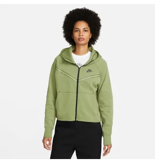 Толстовка женская Nike Sportswear Tech Fleece Windrunner Full-Zip Hoodie Olive Cw4298-334