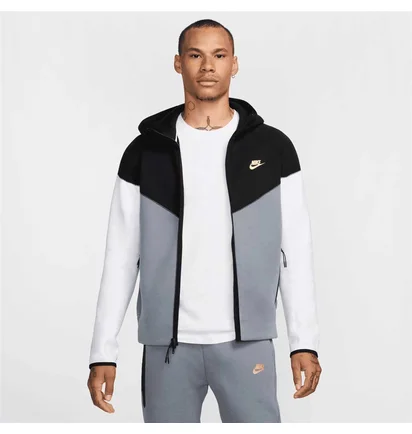 Толстовка чоловіча Nike Tech Fleece Grey/Black FZ4709-011