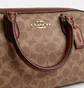 Сумка женская COACH Rowan Satchel Bag In Signature Canvas Brown/Beige CV961