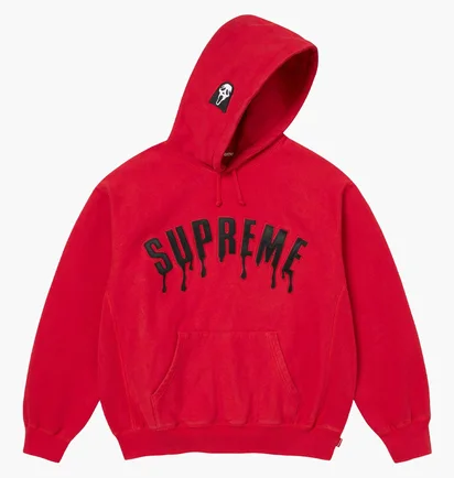 Худі чоловіче Supreme Ghostface Arc Red SS26SW96-RED