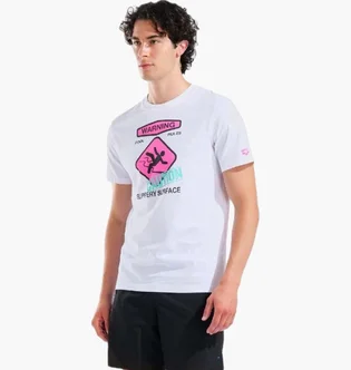Футболка чоловіча Arena Slippery Surface Print White 011332-100