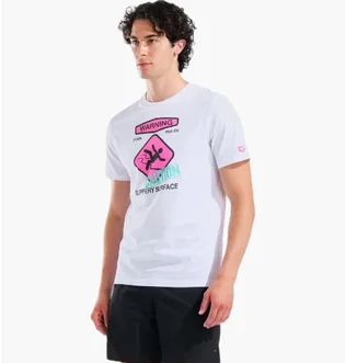 Футболка чоловіча Arena Slippery Surface Print White 011332-100