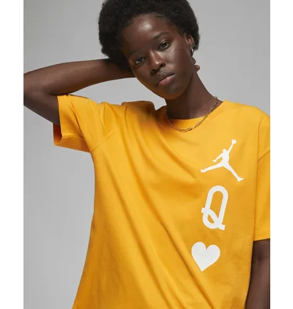Футболка женская Air Jordan Flight WomenS T-Shirt Yellow DQ4471-705