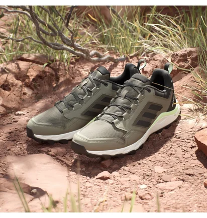 Кросівки унісекс Adidas Tracerocker 2.0 Trail Running Shoes Olive/Black IF0379