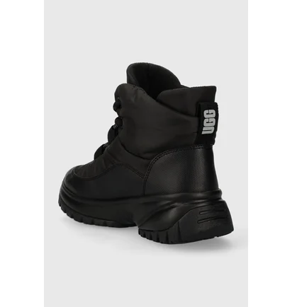 Ботинки женские UGG W Yose Puffer Lace Black 1143844-BLACK