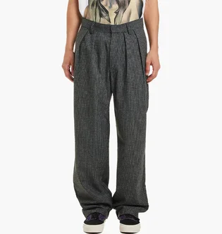 Штаны унисекс Fucking Awesome Baggy Pleated Black PN20127