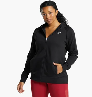 Толстовка жіноча Gymshark Training Zip Black B1A1C-BBBB