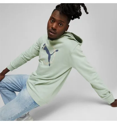 Худи мужское Puma Better Sportswear Hoodie Turquoise 676064-54