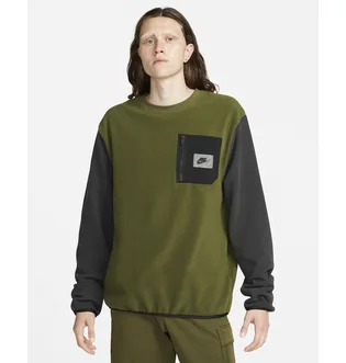 Світшот чоловічий Nike M Nsw Spu Tf Polar Flc Crew Green Dq5104-326