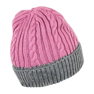 Шапка унисекс Jeep Twisted Tricot Hat J22W Pink/Grey O102602-P491