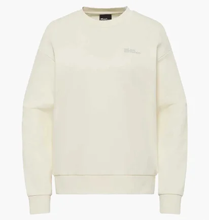 Світшот жіночий Jack Wolfskin Essential White A63871-5127