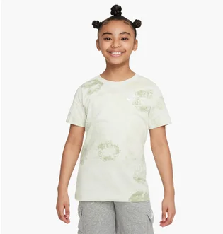 Футболка детская Nike K Nsw Tee Club Ssnl Aop Beige FN9612-022