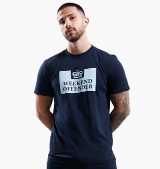 Футболка мужская Weekend Offender Mcmoney Blue WOSTS523