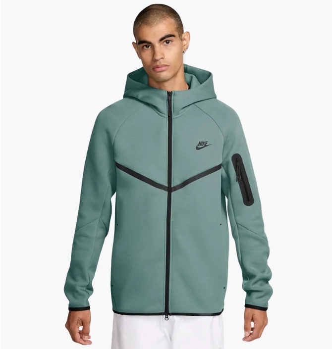 Толстовка мужская Nike Tech Fleece Turquoise HV0949-017