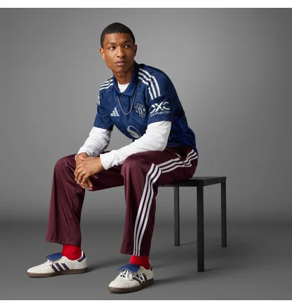 Поло чоловіче Adidas Manchester United 24/25 Away Jersey Blue IU1390