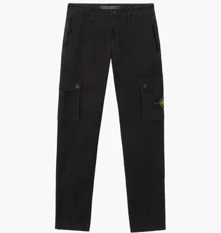 Штаны мужские Stone Island Slim Fit Cargo Black K1S153100303-S00WA-V0129