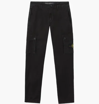 Штаны мужские Stone Island Slim Fit Cargo Black K1S153100303-S00WA-V0129