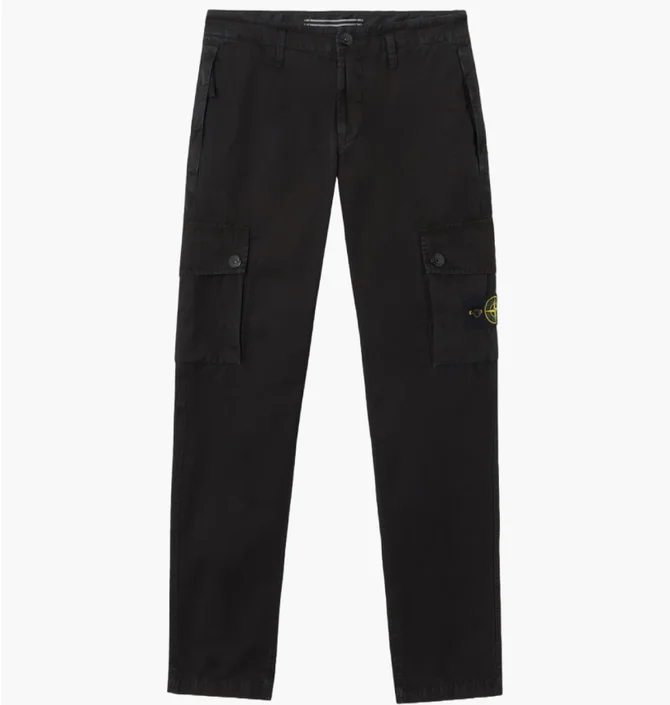 Штаны мужские Stone Island Slim Fit Cargo Black K1S153100303-S00WA-V0129
