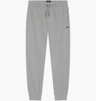 Штаны мужские Boss Waffle-Structure Pyjama Bottoms Grey 50535878-345