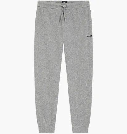 Штаны мужские Boss Waffle-Structure Pyjama Bottoms Grey 50535878-345