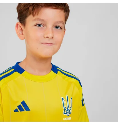 Футболка детская Adidas Ukraine 24 Kids Performance Yellow IP2189