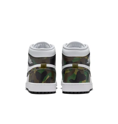 Кросівки чоловічі Air Jordan 1 High Golf White/Olive DQ0660-300