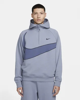 Кофта мужская Nike Swoosh Flc Hz Hoodie Blue DX0566-493