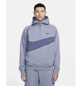 Кофта чоловіча Nike Swoosh Flc Hz Hoodie Blue DX0566-493
