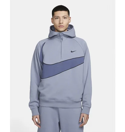 Кофта чоловіча Nike Swoosh Flc Hz Hoodie Blue DX0566-493