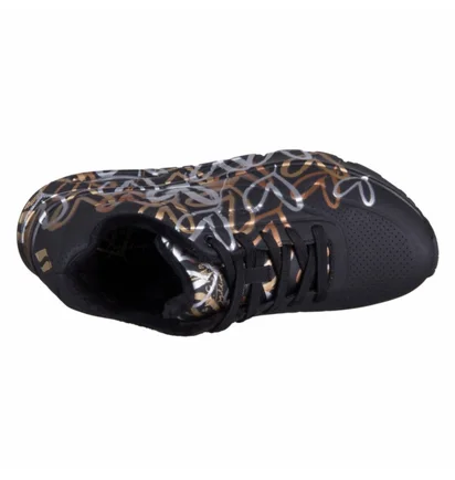 Кроссовки женские Skechers Metallic Love Black 155523-BKGD