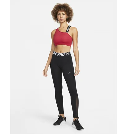 Топ женский Nike Womens Medium-Support Asymmetrical Sports Bra Bordo Dm0570-614